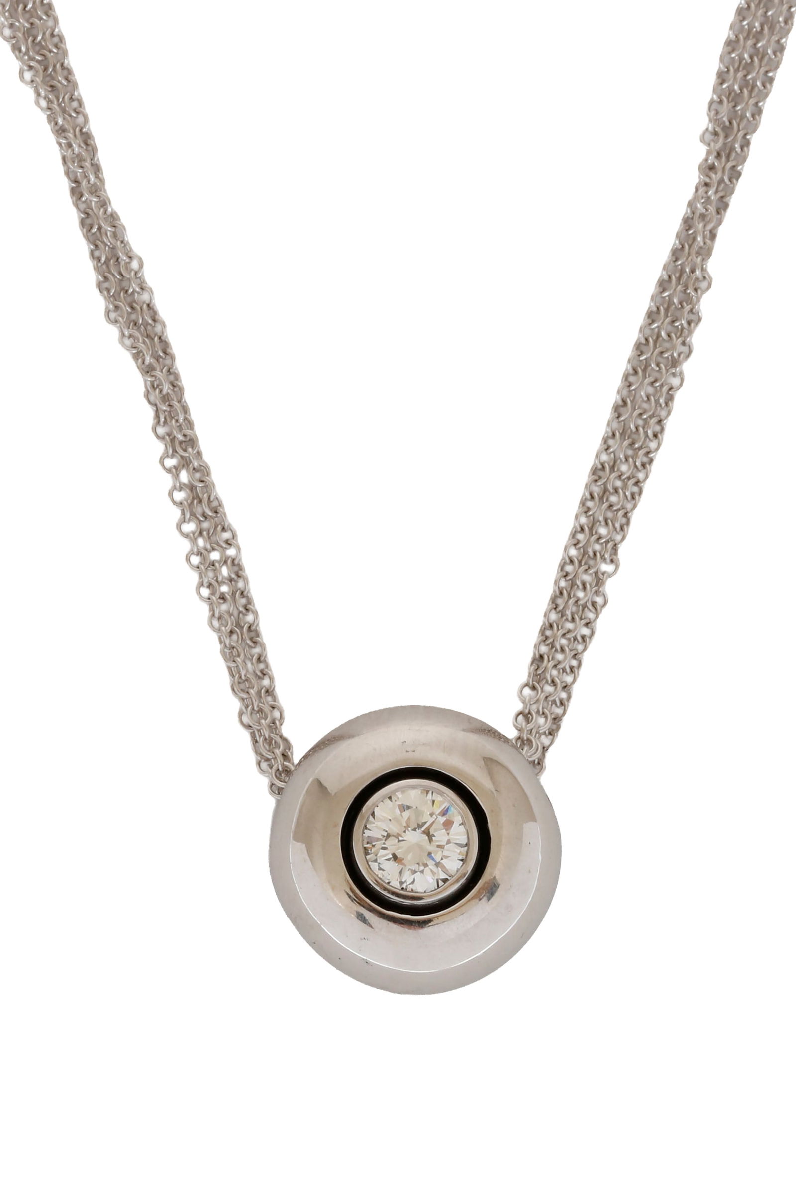 18K WHITE GOLD PENDANT (1 of 4)