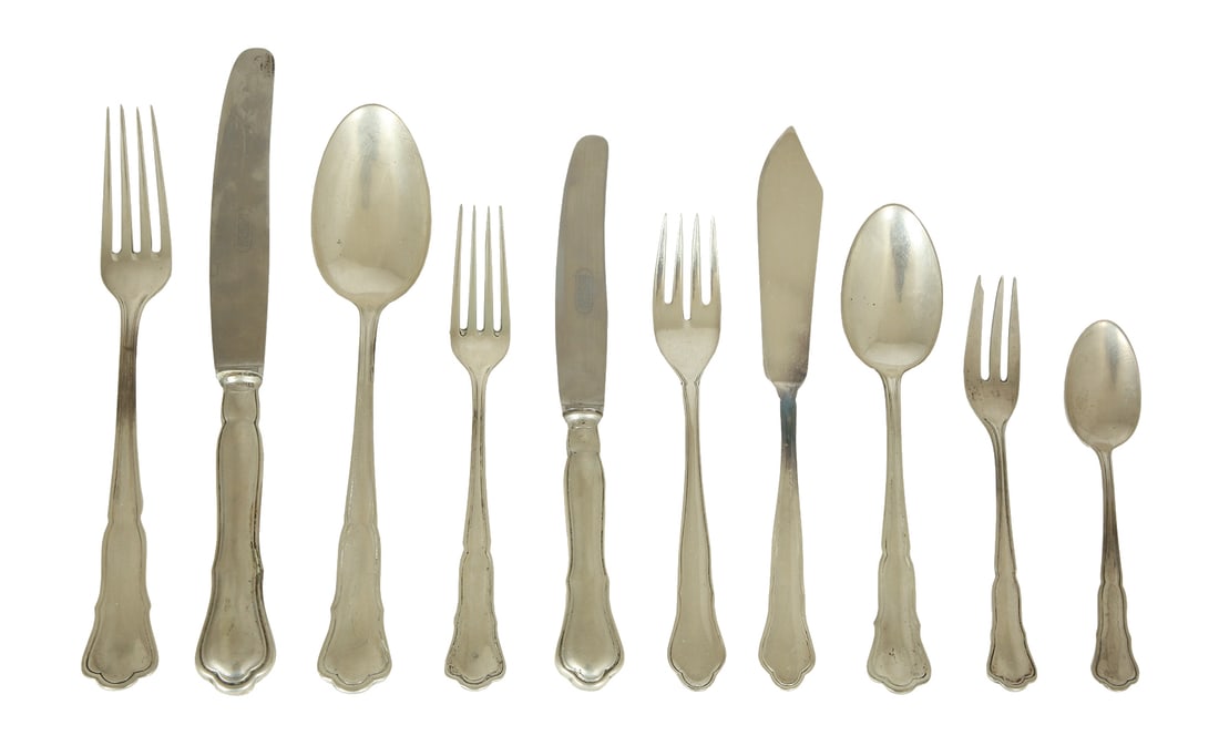 WILKENS M.H. & SOHNE. ANTIQUE GERMAN CUTLERY SET (1 of 4)