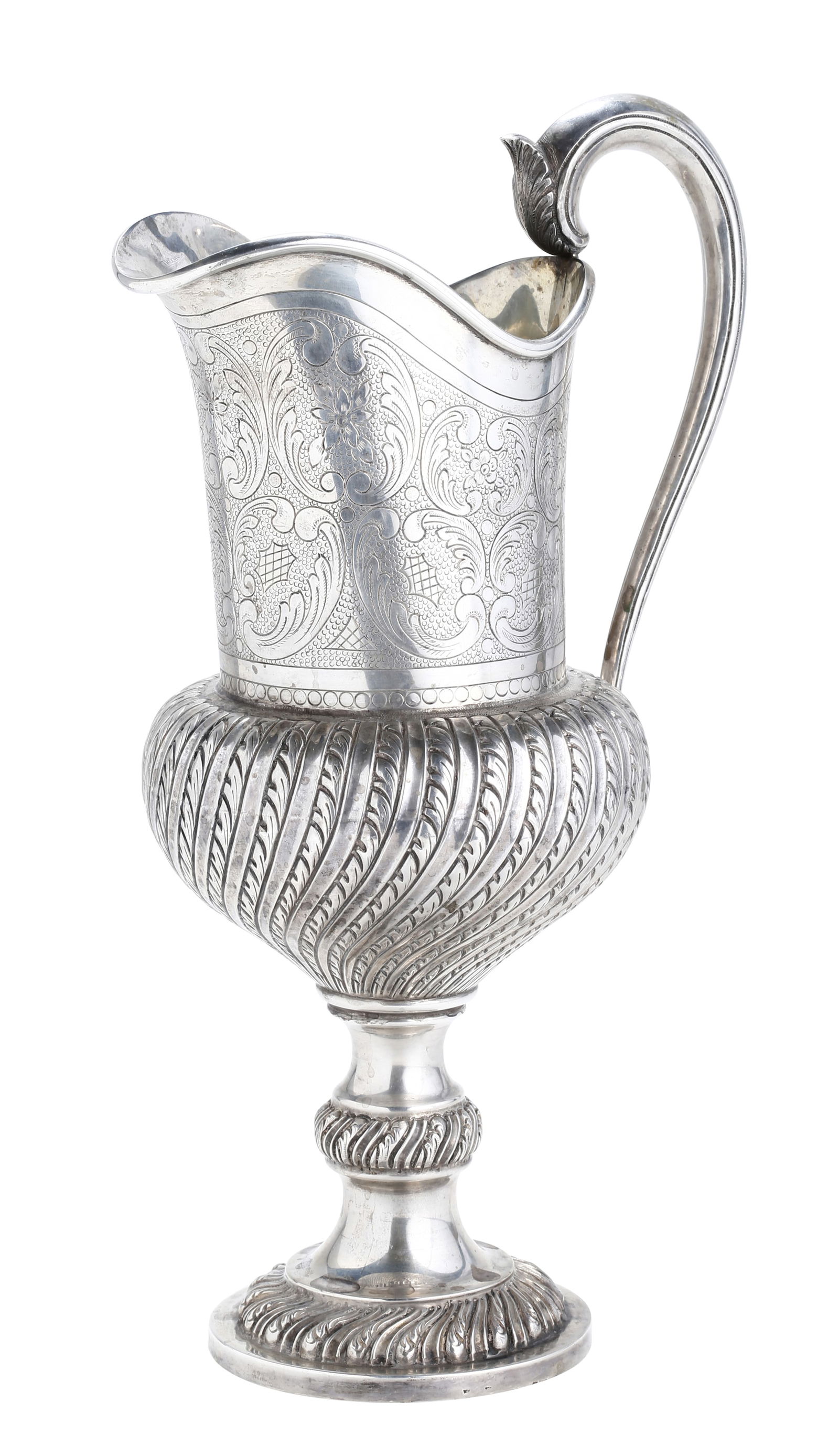 LARGE SILVER JUG - 2