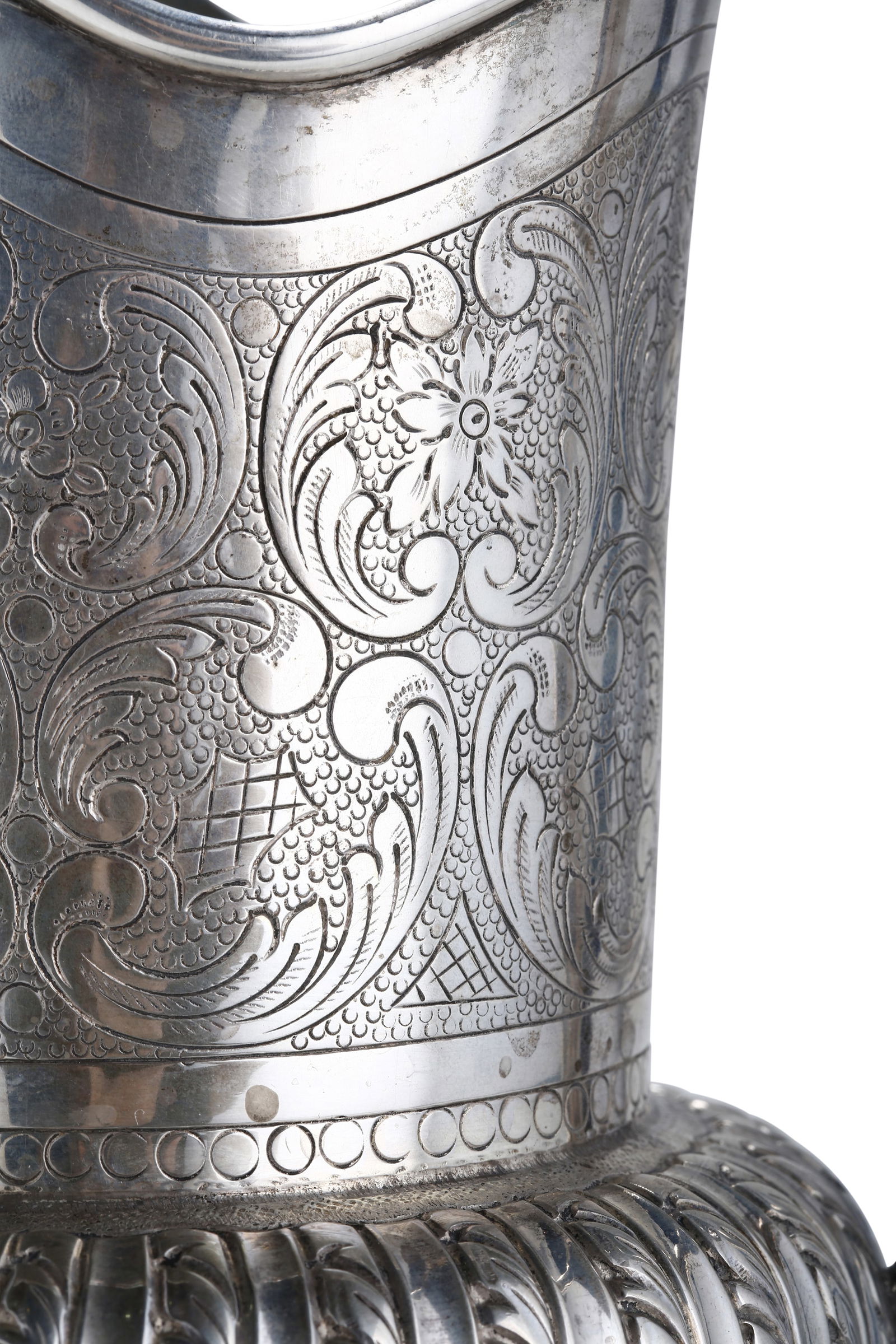 LARGE SILVER JUG - 3