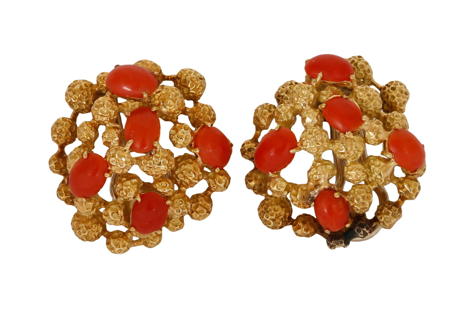 18K GOLD CLIP-ON EARRINGS (1 of 2)