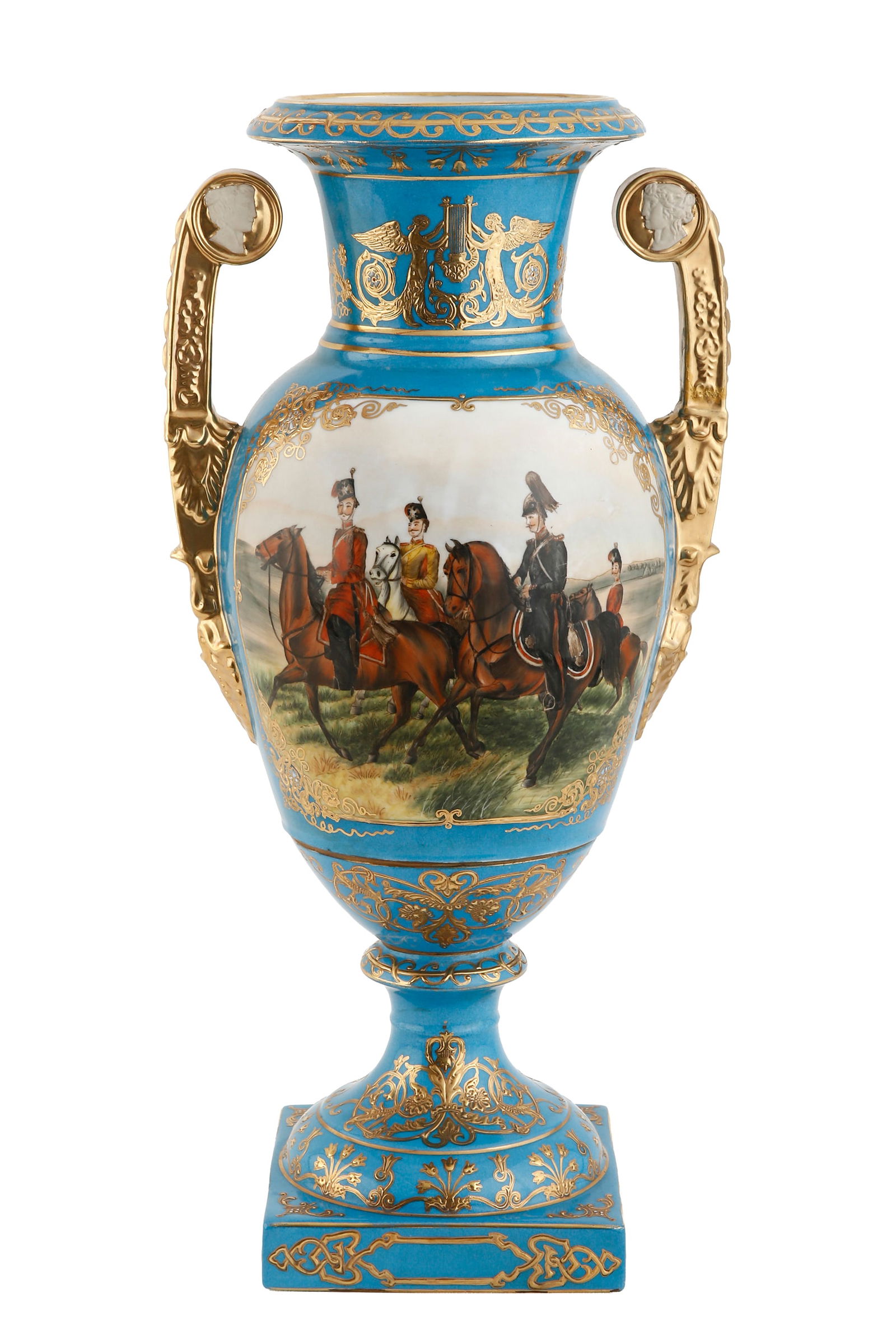 GERMAN PORCELAIN VASE (1 of 4)