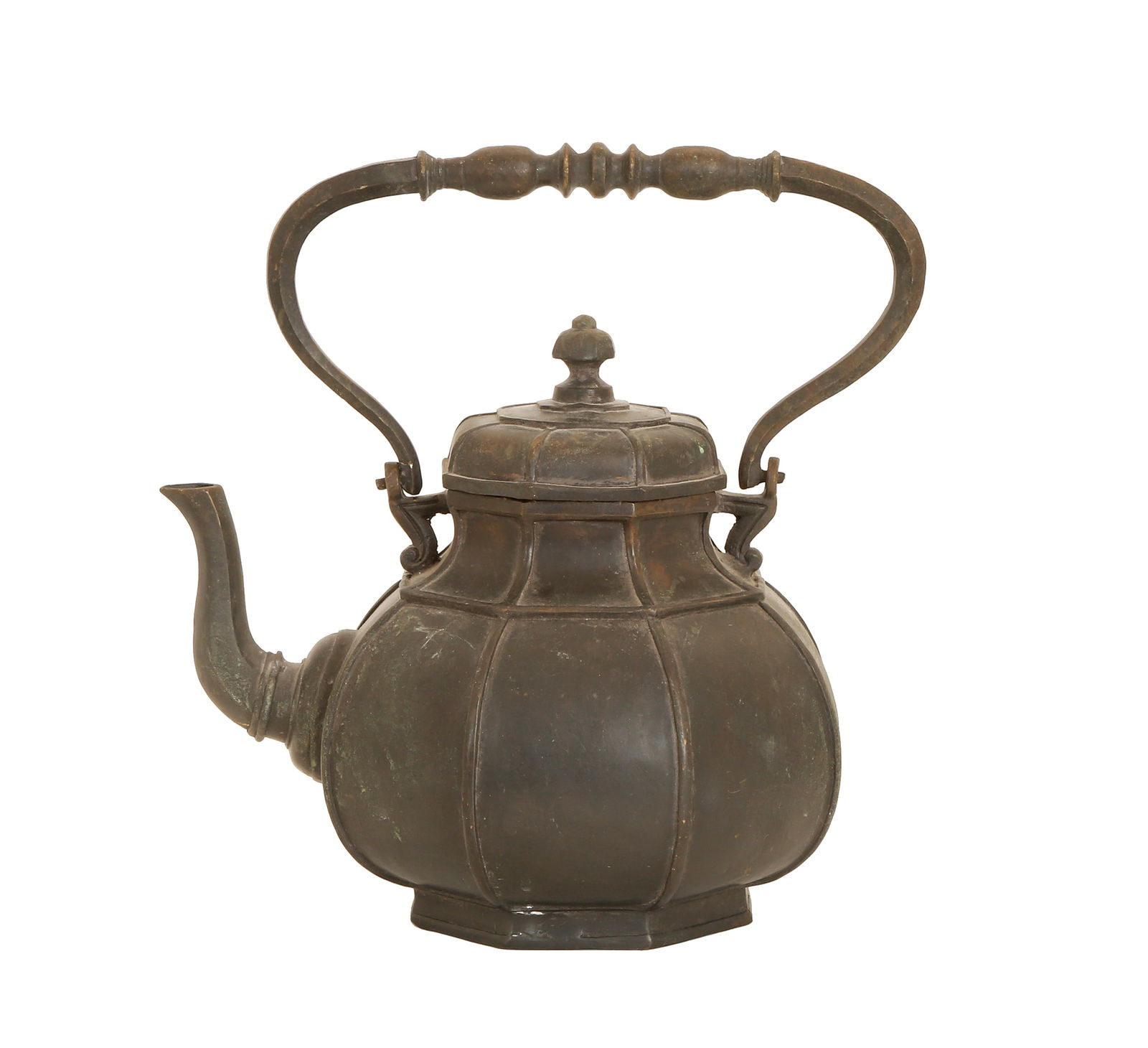 CHINESE BRONZE TEA POT (1 of 5)