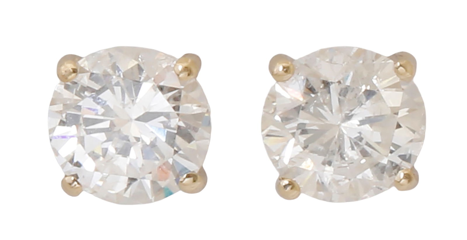 14K GOLD STUD EARRINGS (1 of 2)