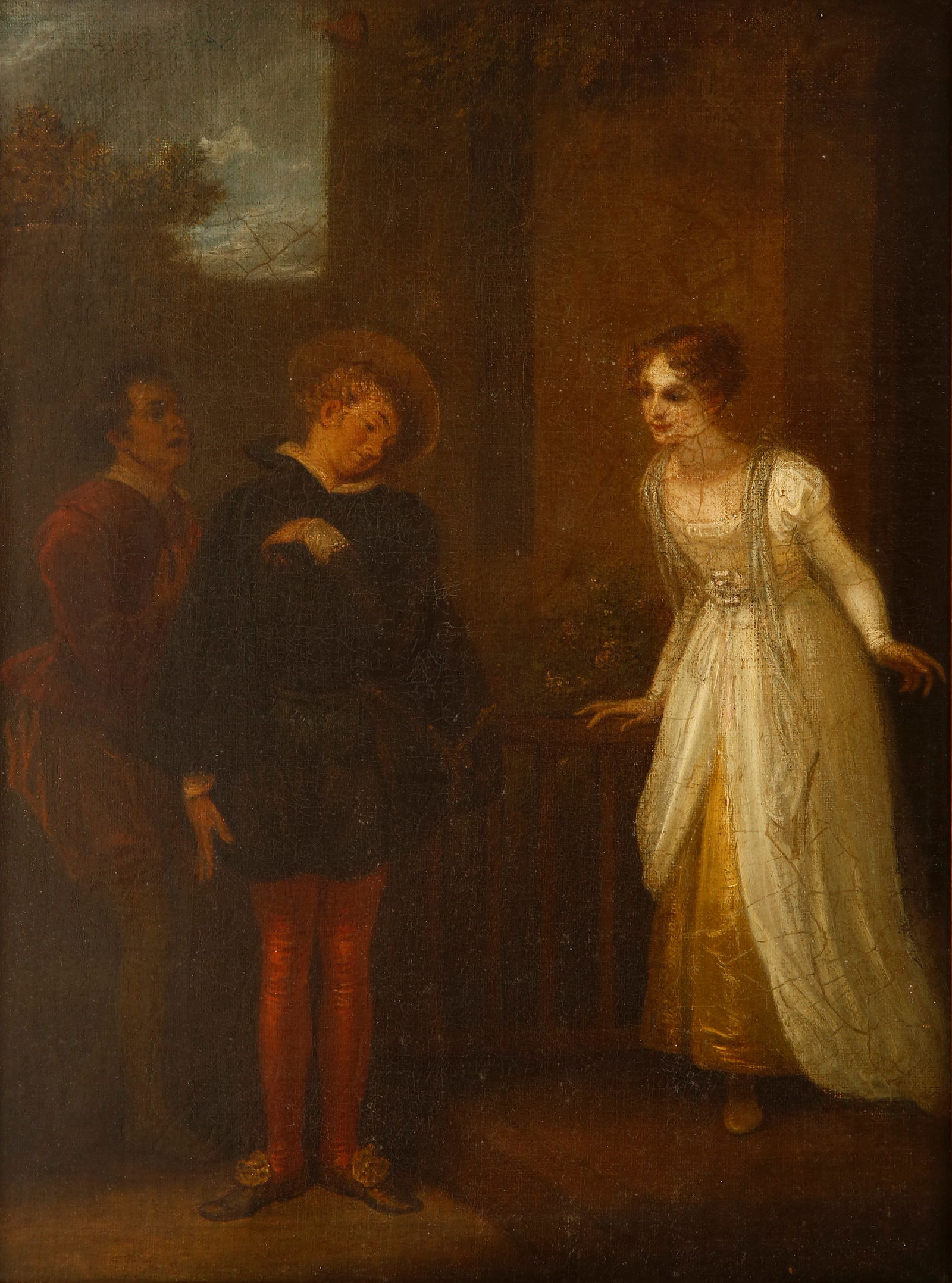UNIDENTIFIED ARTIST, ROMANTIC SCENE (1 of 3)