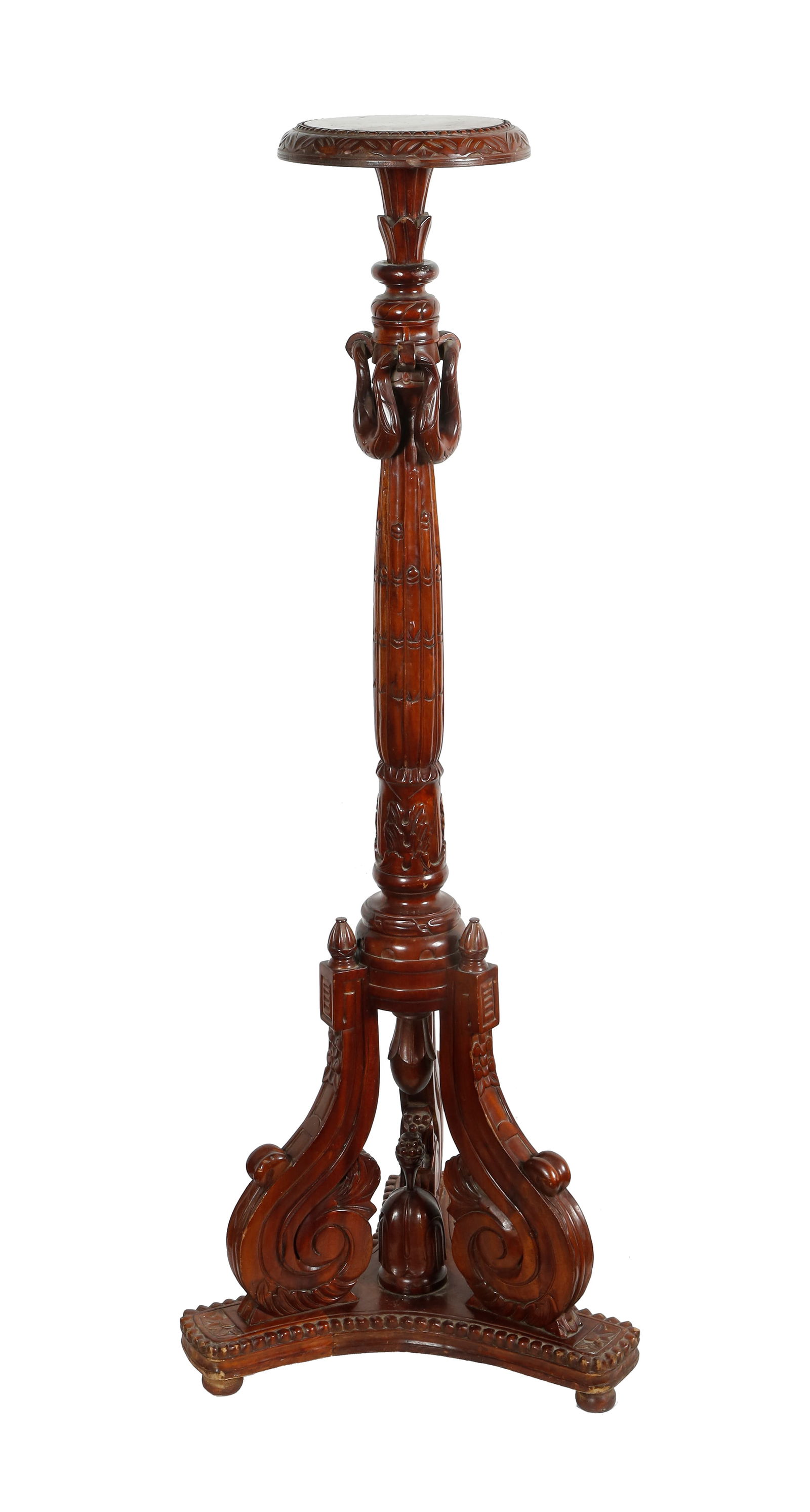 CARVED WOODEN STAND (1 of 3)