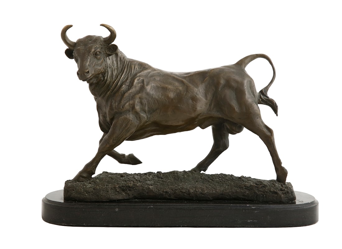 AFTER PROSPER LECOURTIER (1851–1924) - BULL (1 of 4)