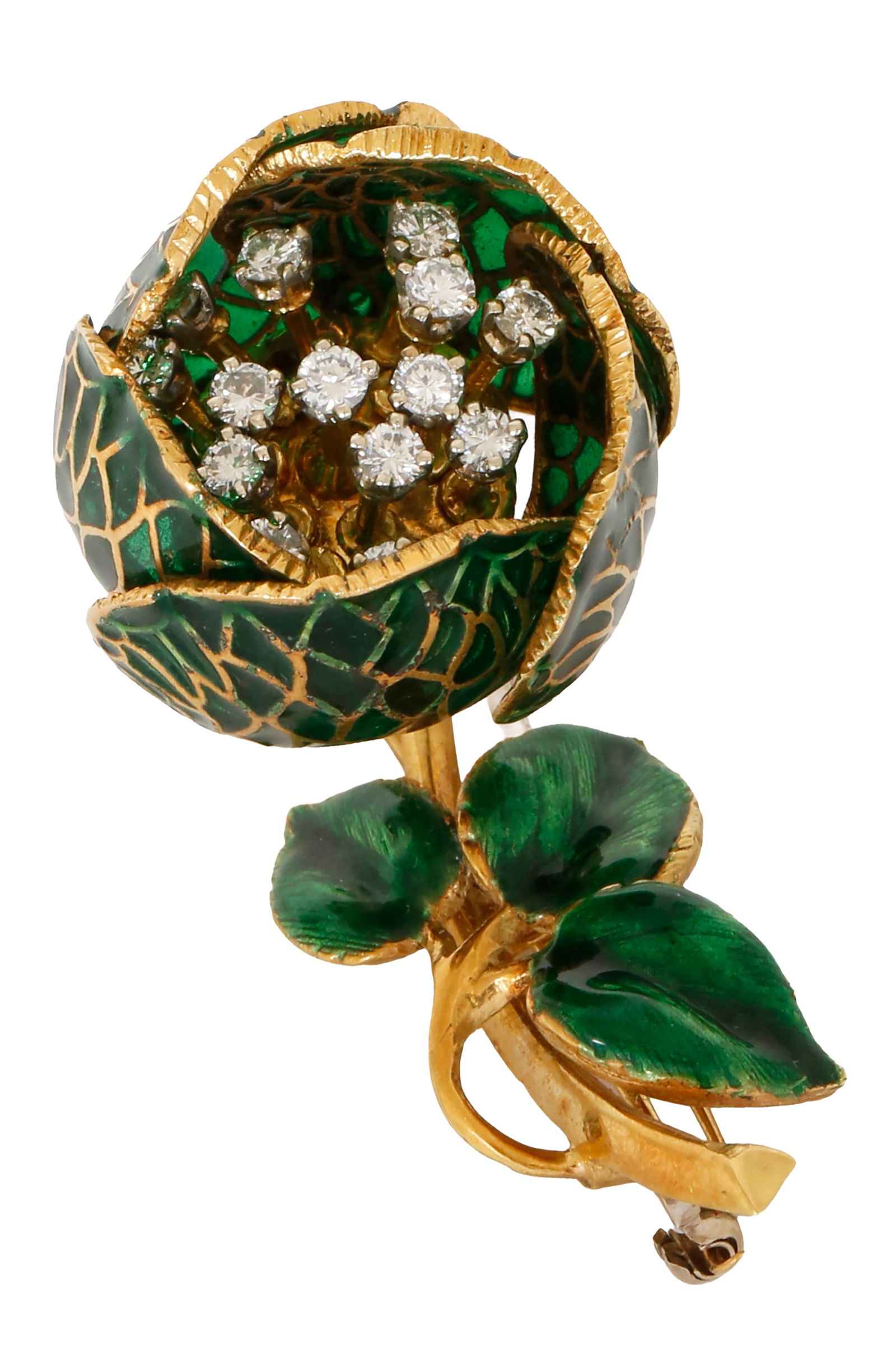 18K GOLD BROOCH (1 of 5)