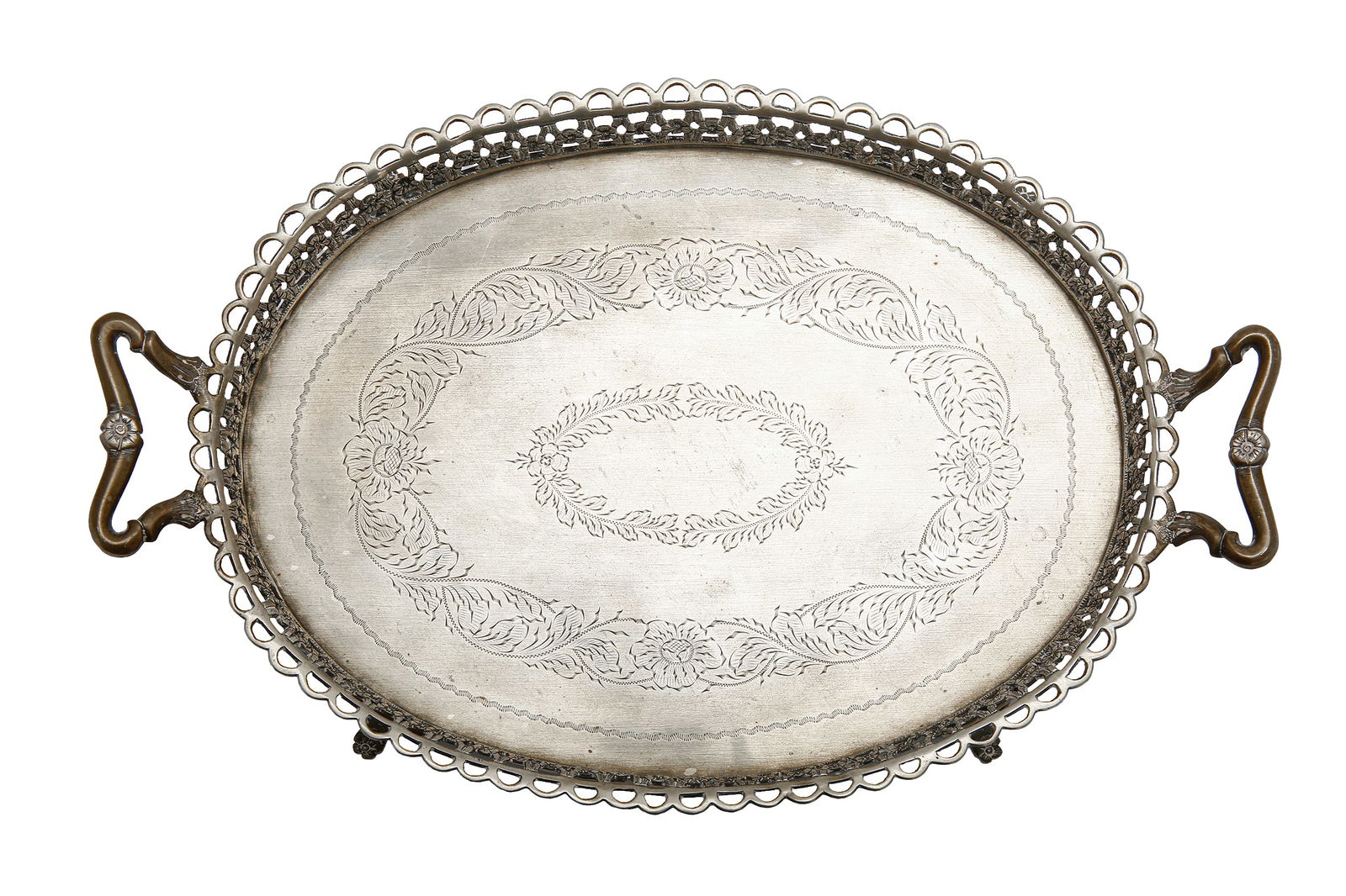 OVAL SILVER TRAY (1 of 3)