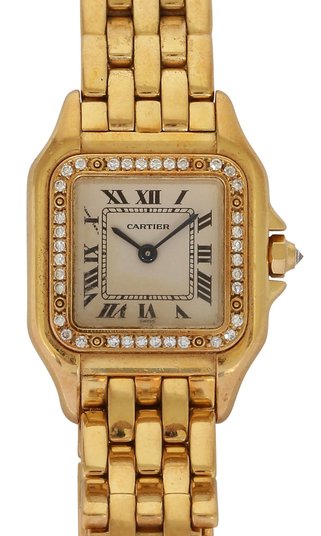 CARTIER 18K GOLD WRISTWATCH (1 of 3)
