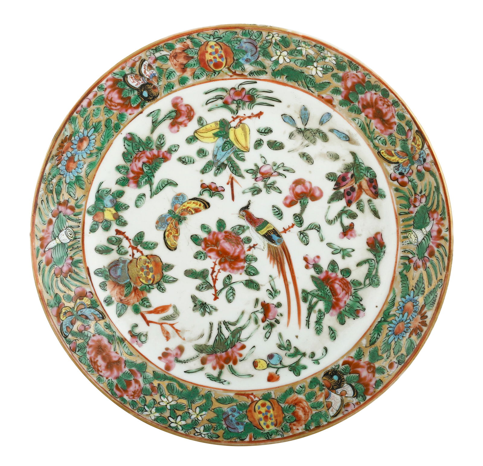 CHINESE CANTONESE PORCELAIN PLATE – QING DYNASTY (1 of 2)