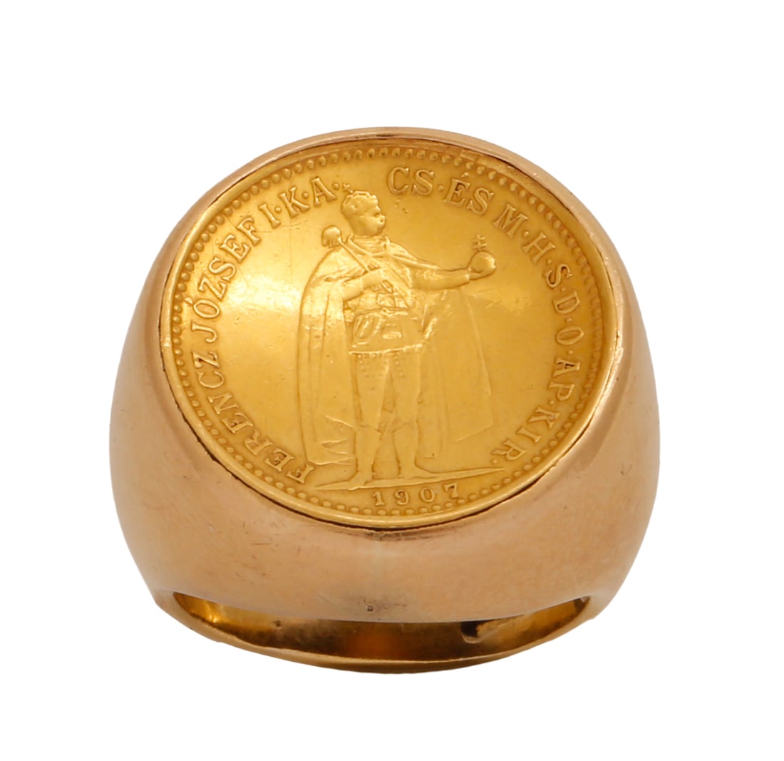 AUSTRO-HUNGARIAN 900 GOLD COIN: 14K Gold. Weight approx. 12 grams.