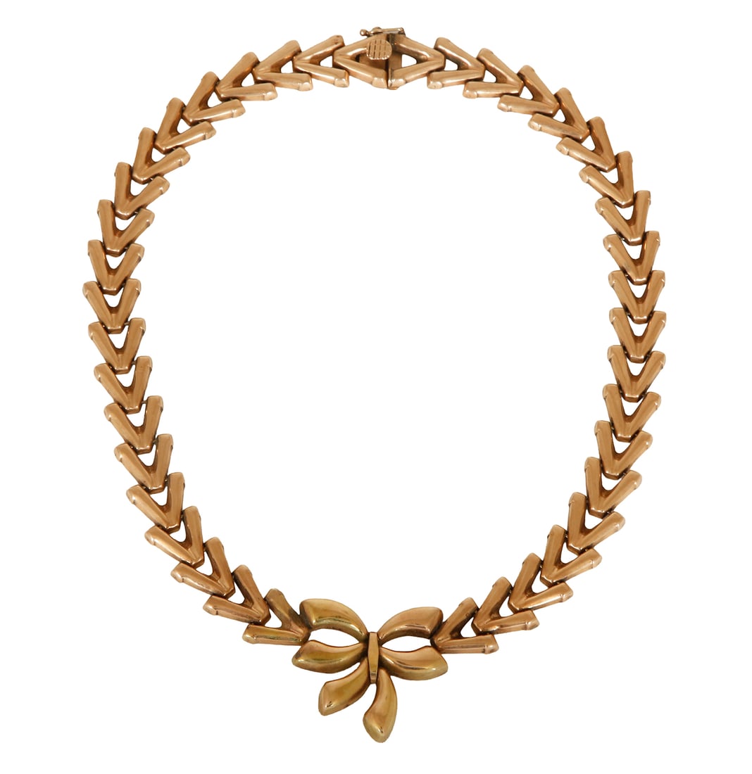 14K GOLD RETRO NECKLACE (1 of 3)