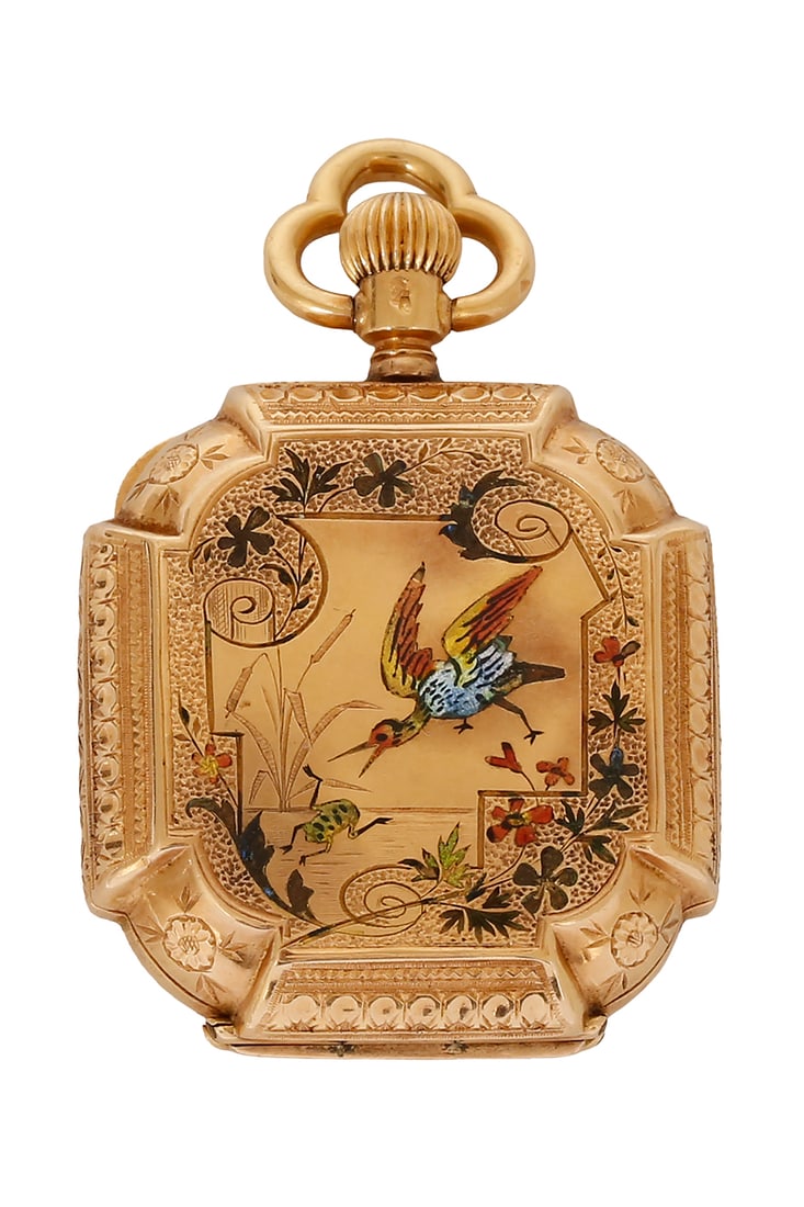 18K GOLD POCKET WATCH (1 of 6)