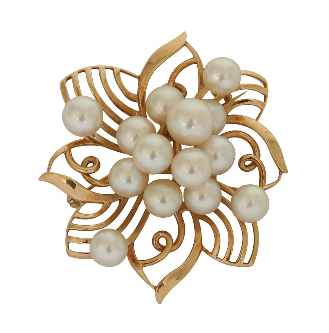 14K GOLD BROOCH (1 of 3)