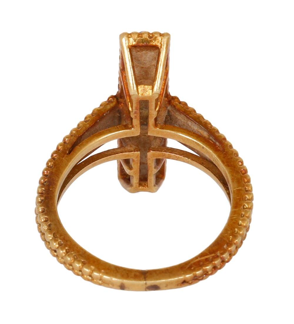 18K GOLD RING - 3