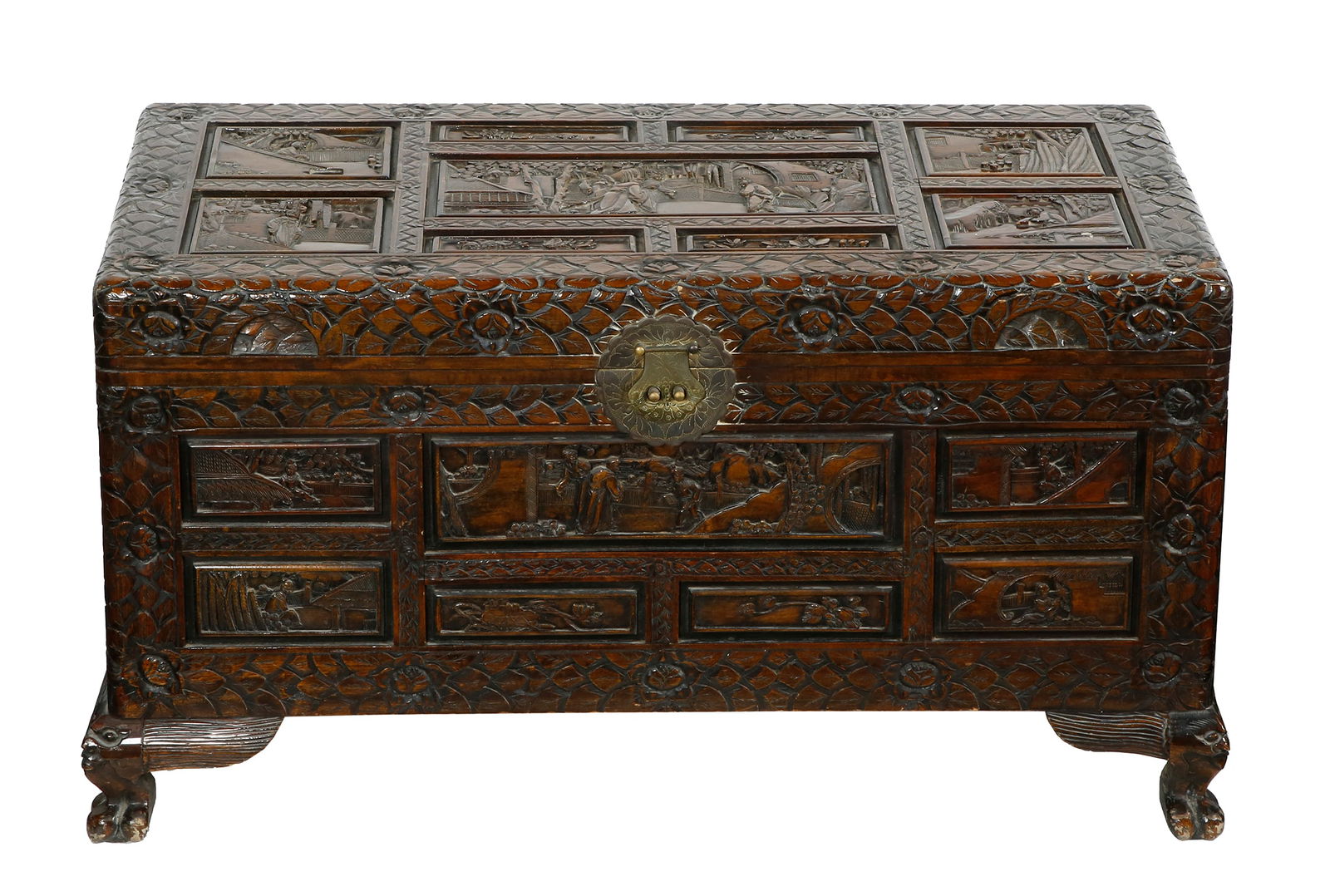 CHINESE WOODEN CHEST (1 of 5)
