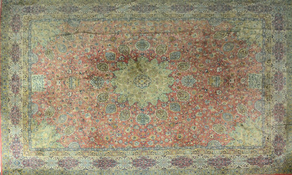 OLD PERSIAN KERMAN RUG (1 of 1)