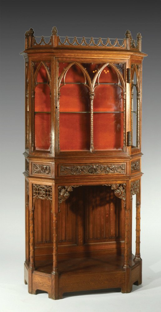 A French Neo Gothic Display Cabinet Oct 24 2015 Tiroche