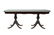 A GEORGIAN STYLE MAHOGANY EXTENDABLE DINING TABLE