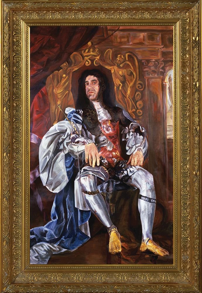 Michel Platnic b. 1970: Charles II 2011 Full HD video on flat screen in artist frame 100X68 cm. Edition: 4/6 + 2 AP. The work is accompanied by an artist box including digital media files and a certificate of authenticity si