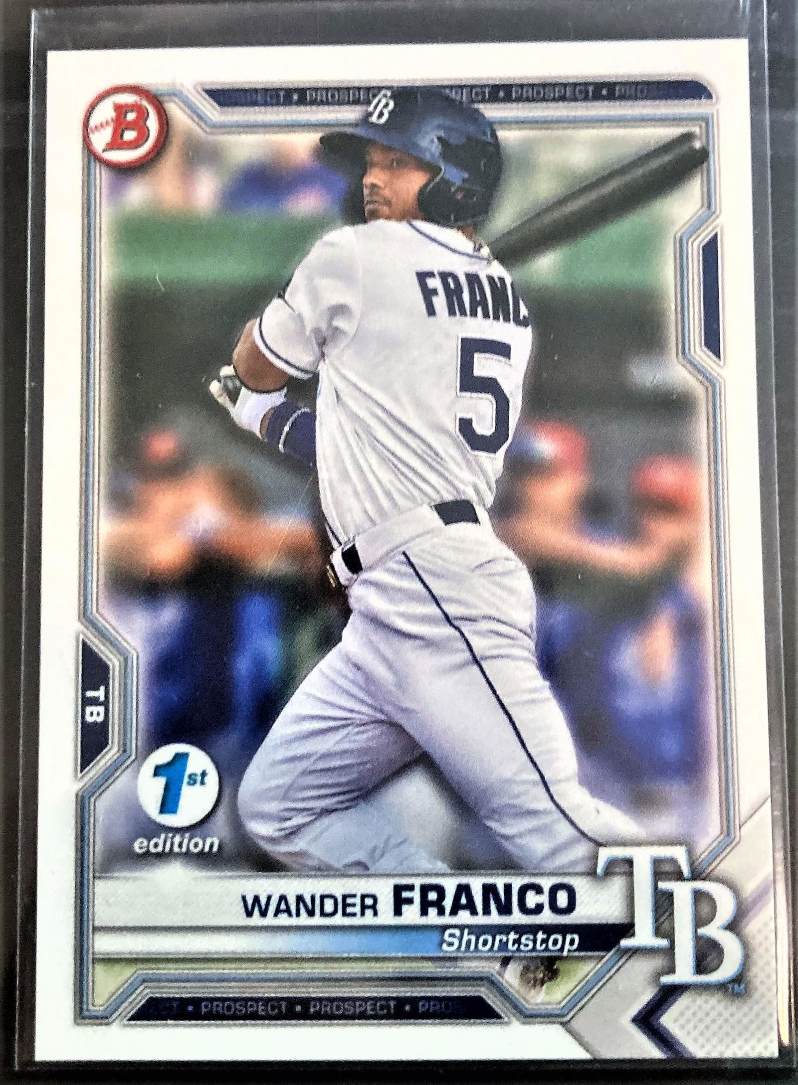 Wander Franco 2021 Bowman 1st Edition Rookie RC #BFE-57 (1 of 2)