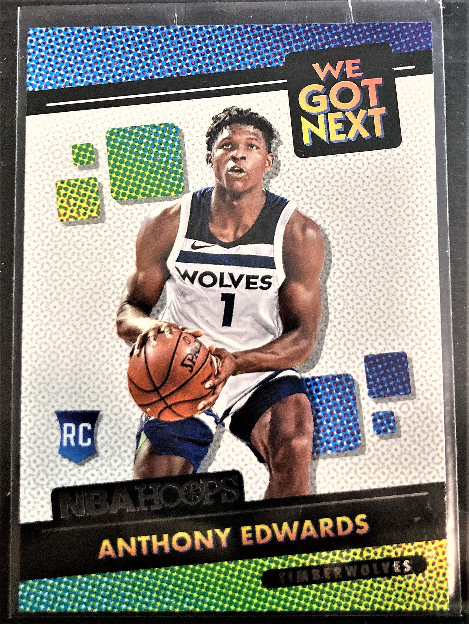 Anthony Edwards 2020-21 Hoops WE GOT NEXT INSERT RC (1 of 2)
