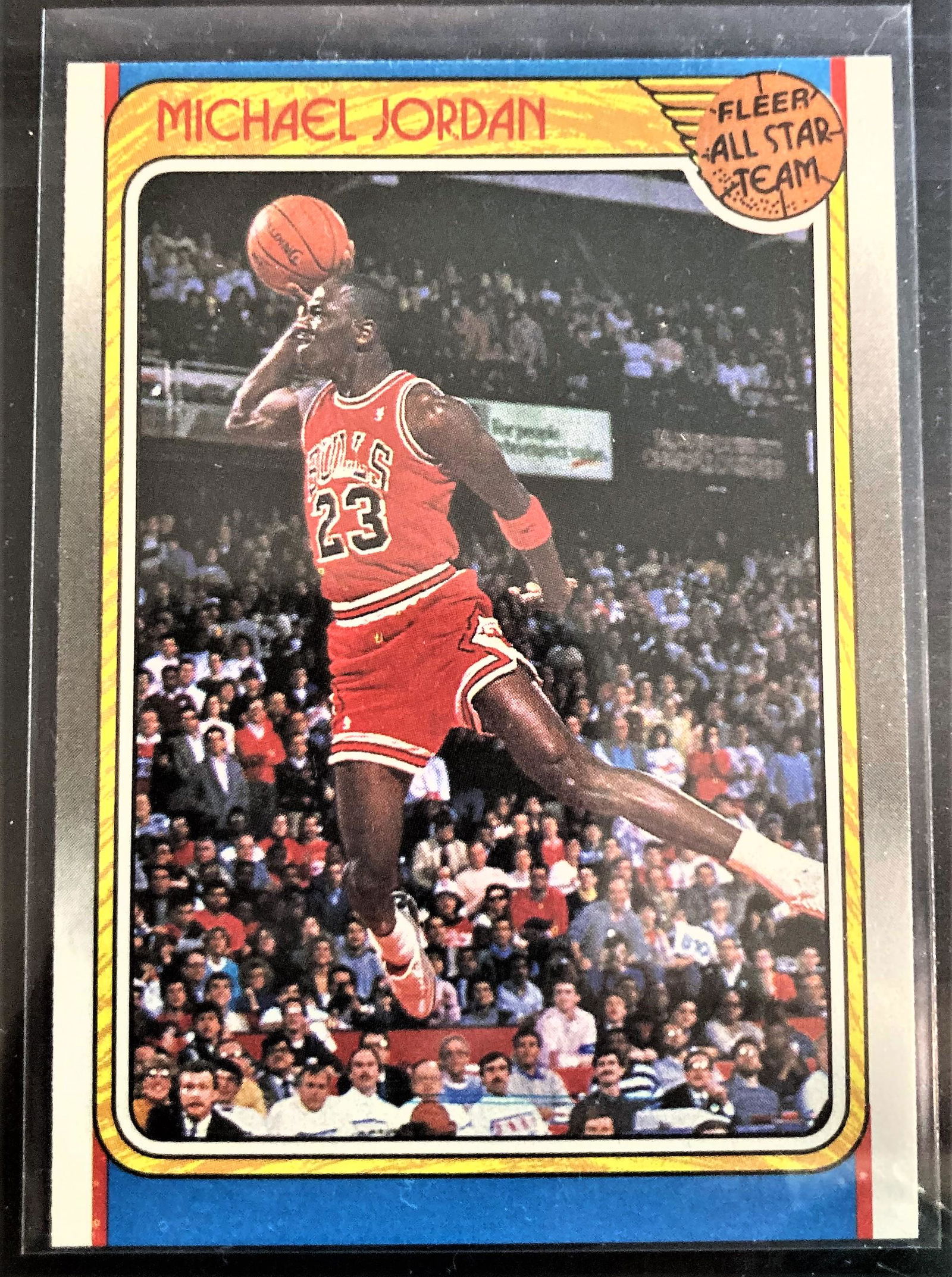 1988 Fleer All Star #120 Michael Jordan Bulls Hof (1 of 2)