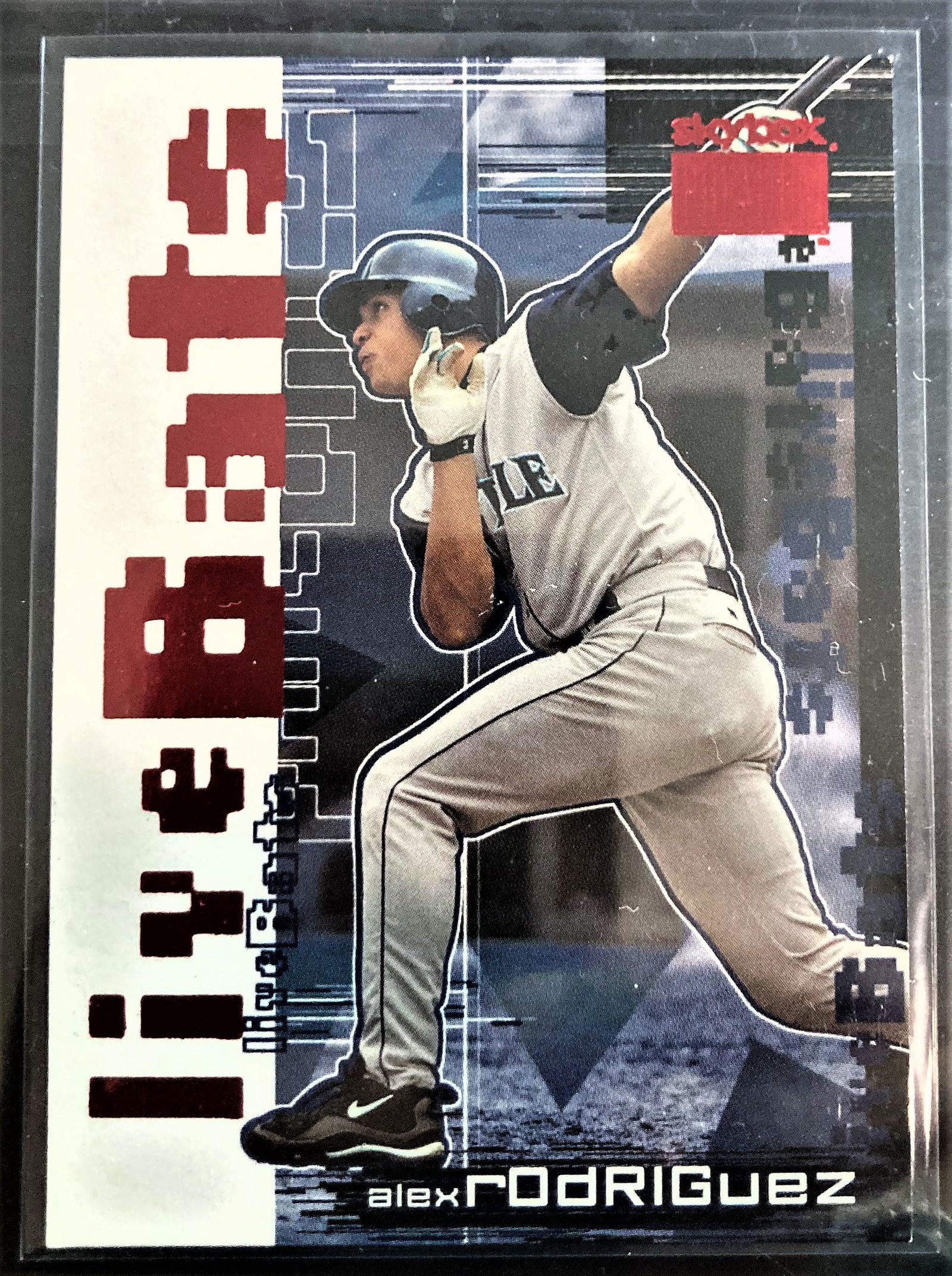 1999 Skybox Premium Live Bats Insert #7 Alex Rodriguez (1 of 2)
