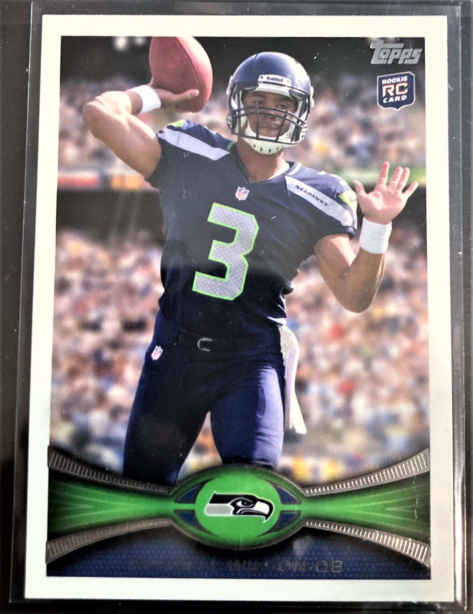 2012 Topps #165 Russell Wilson Seattle Seahawks RC (1 of 2)