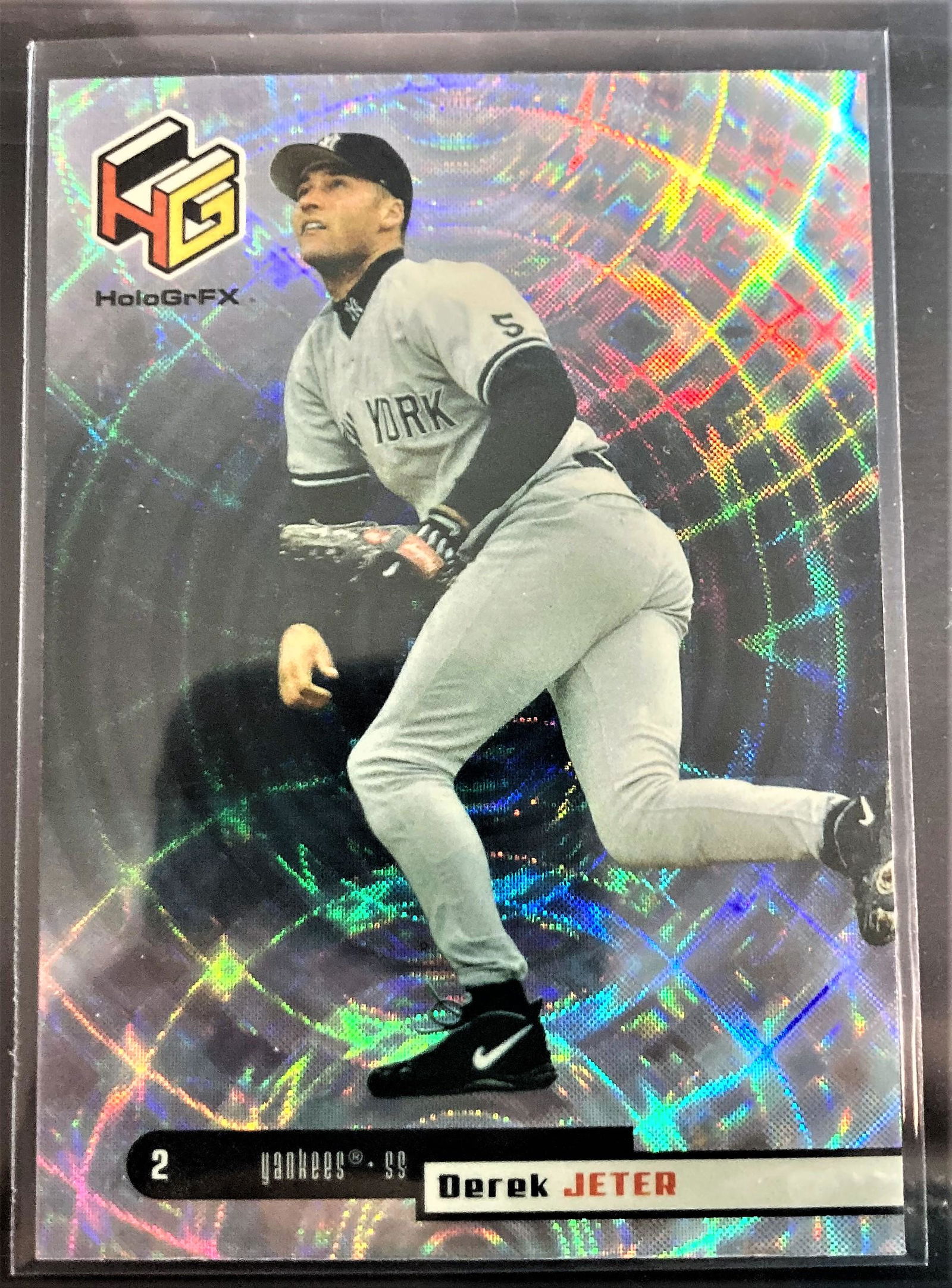 DEREK JETER, NY YANKEES, SS, 1999 UPPER DECK HoloGrFX (1 of 2)
