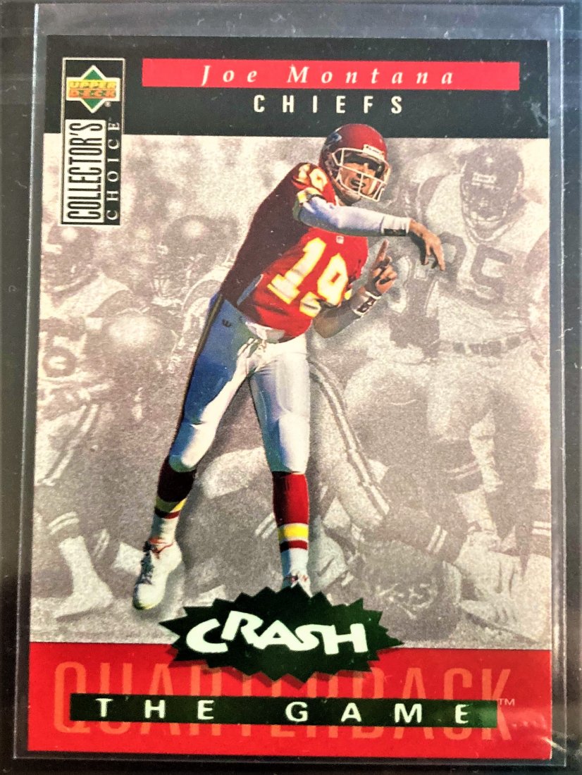 1994 Collector's Choice Crash the Game Green Redemption: 1994 Collector's Choice Crash the Game Green Redemption Joe Montana #C8 HOF