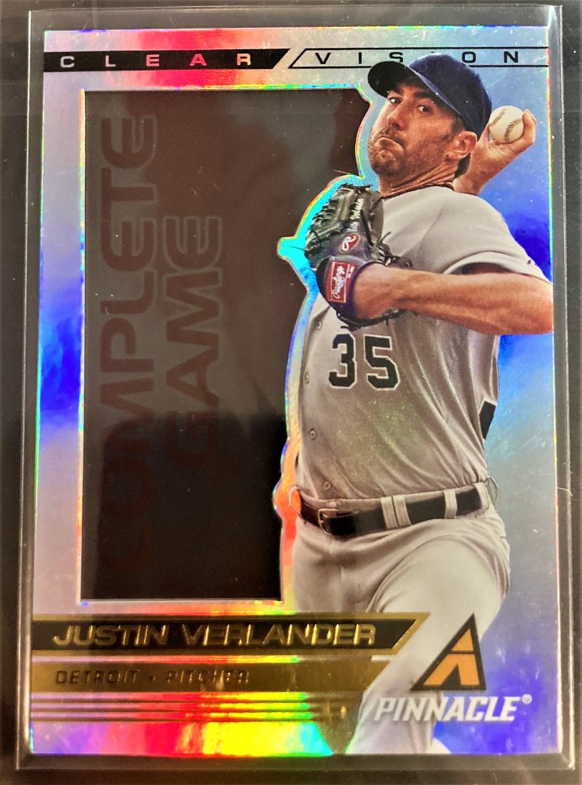 2013 Pinnacle Clear Vision Complete Game Justin: 2013 Pinnacle Clear Vision Complete Game Justin Verlander #CV1 Detroit Tigers