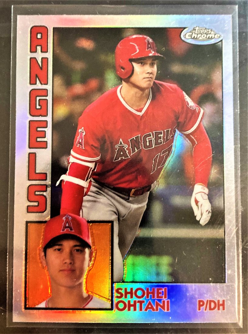 2019 Topps Chrome Shohei Ohtani 1984 Insert Parallel (1 of 2)