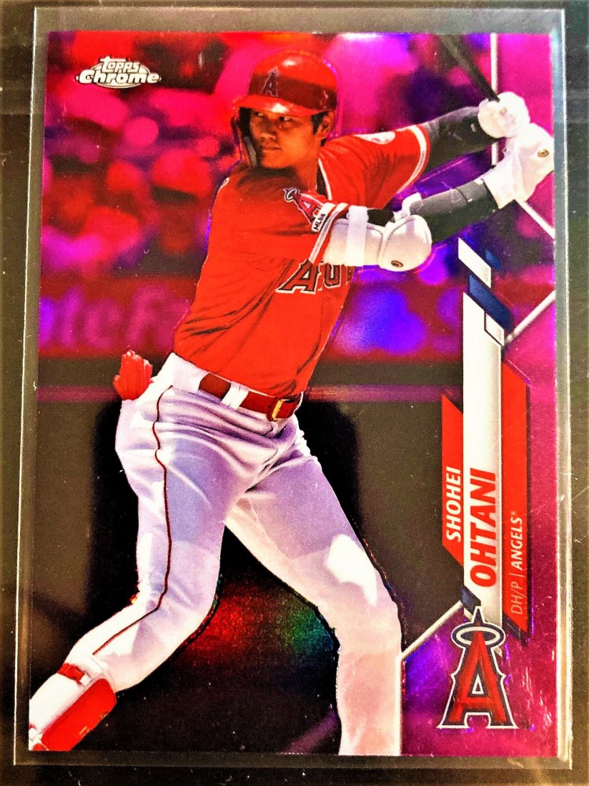 2020 Topps Chrome Shohei Ohtani Pink Refractor #21 (1 of 2)
