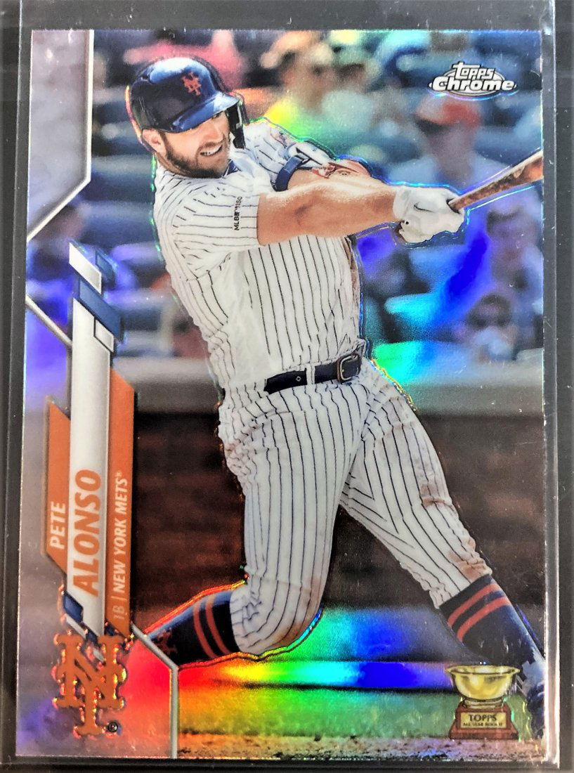 2020 Topps Chrome Pete Alonso Refractor Rookie Cup Card (1 of 2)
