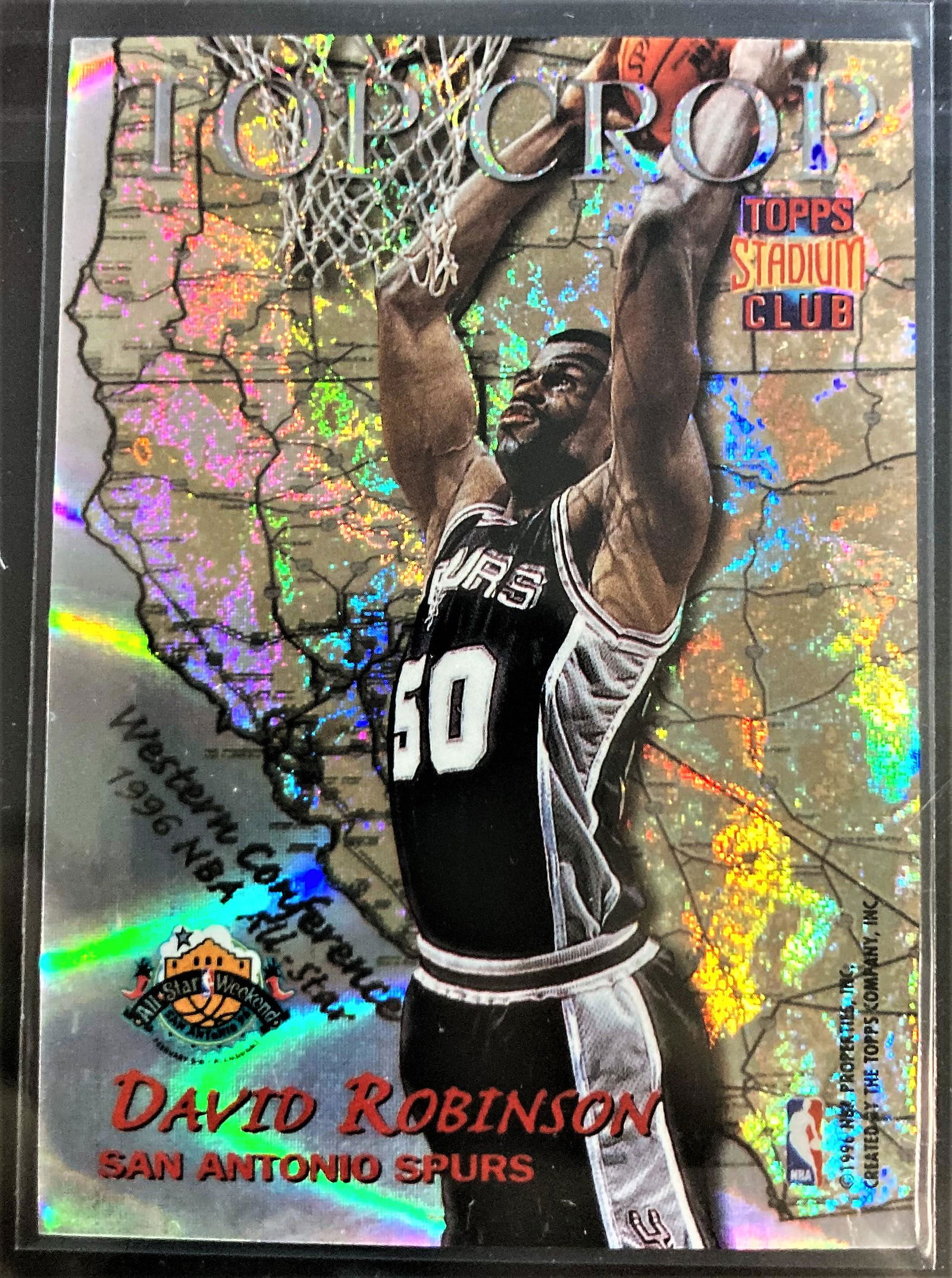 1996-97 Stadium Club Top Crop David Robinson Patrick (1 of 2)