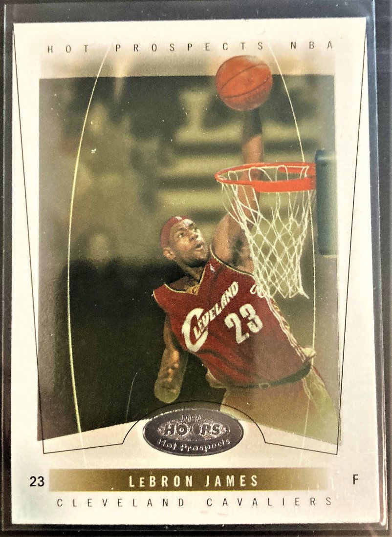 LEBRON JAMES 2004 05 FLEER HOT PROSPECTS #54 (1 of 2)