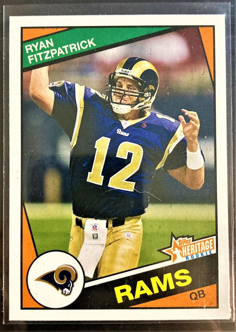 2005 Topps Heritage Football Ryan Fitzpatrick Rookie (1 of 2)