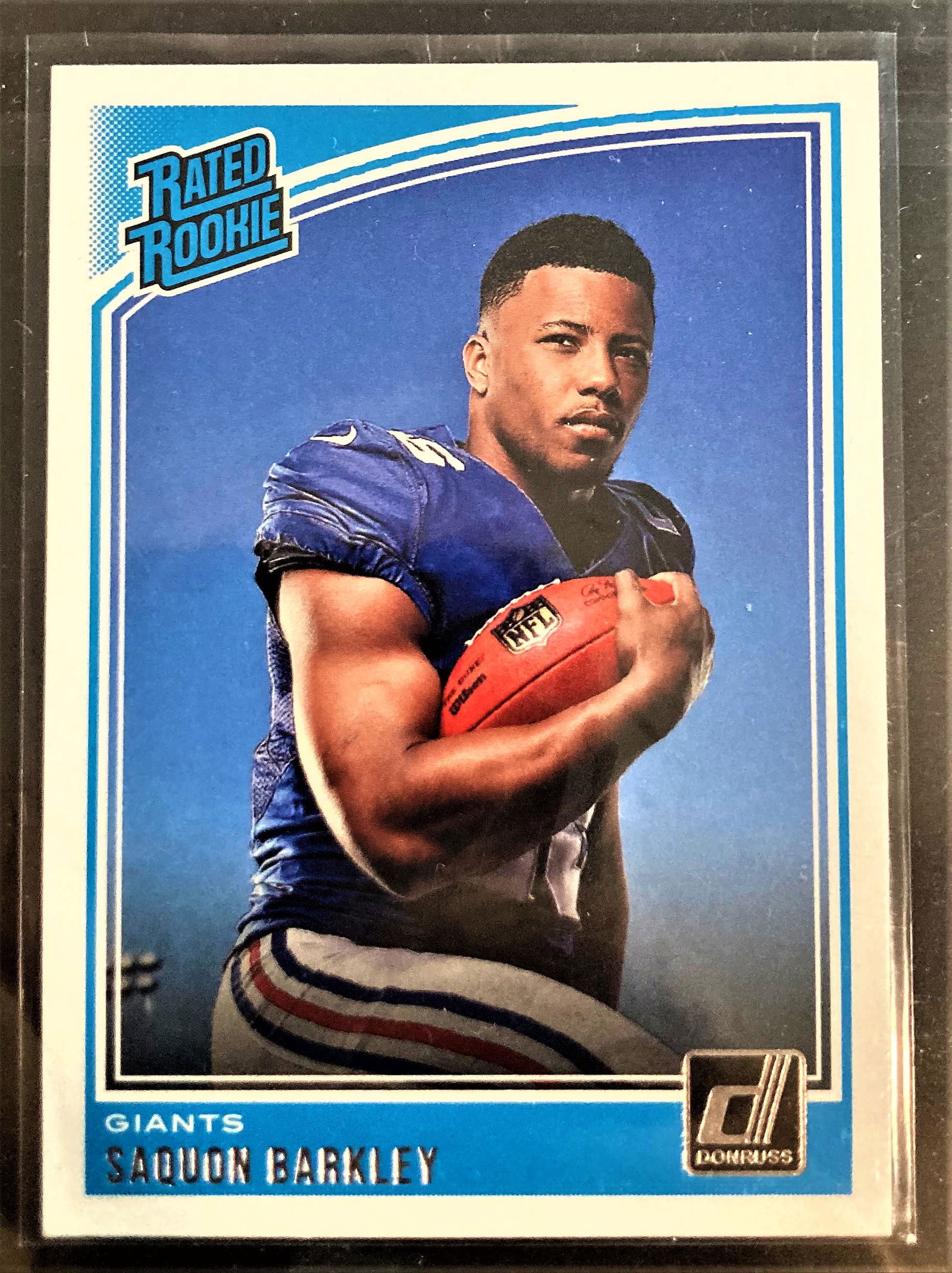 2018 Donruss Optic Saquon Barkley Rated Rookie RC New (1 of 2)