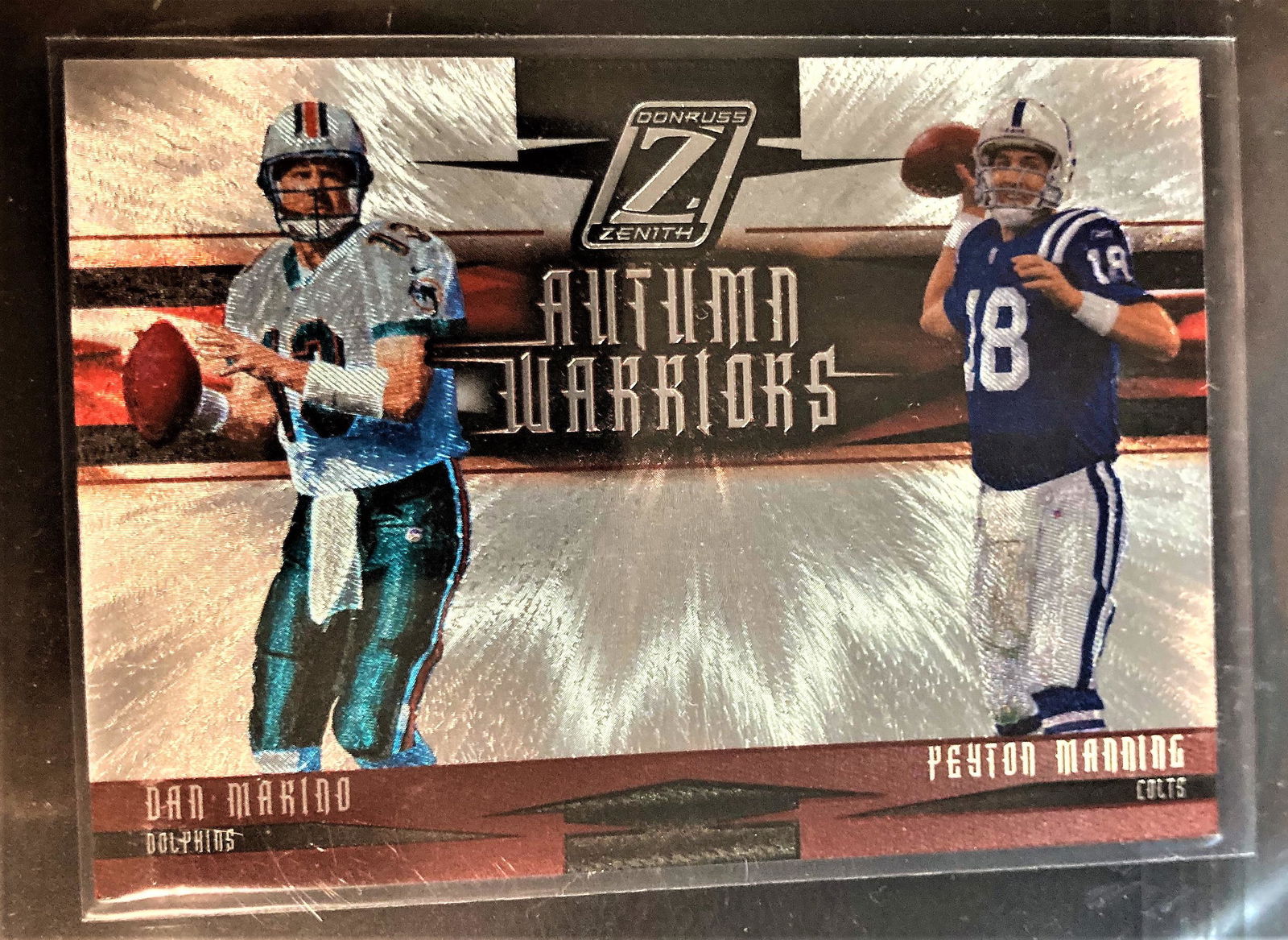 2005 donruss zenith autumn warriors Dan Marino Peyton: 2005 donruss zenith autumn warriors Dan Marino Peyton Manning
