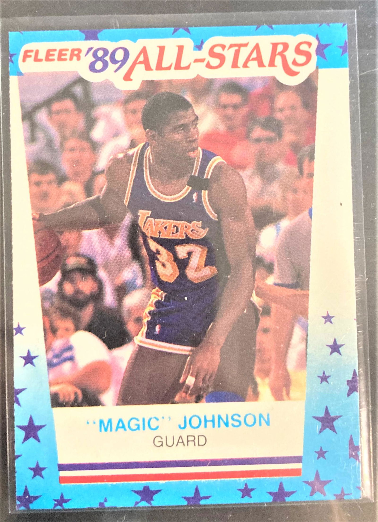 1989-90 Fleer Magic Johnson All Stars #5 NM Los Angeles (1 of 2)