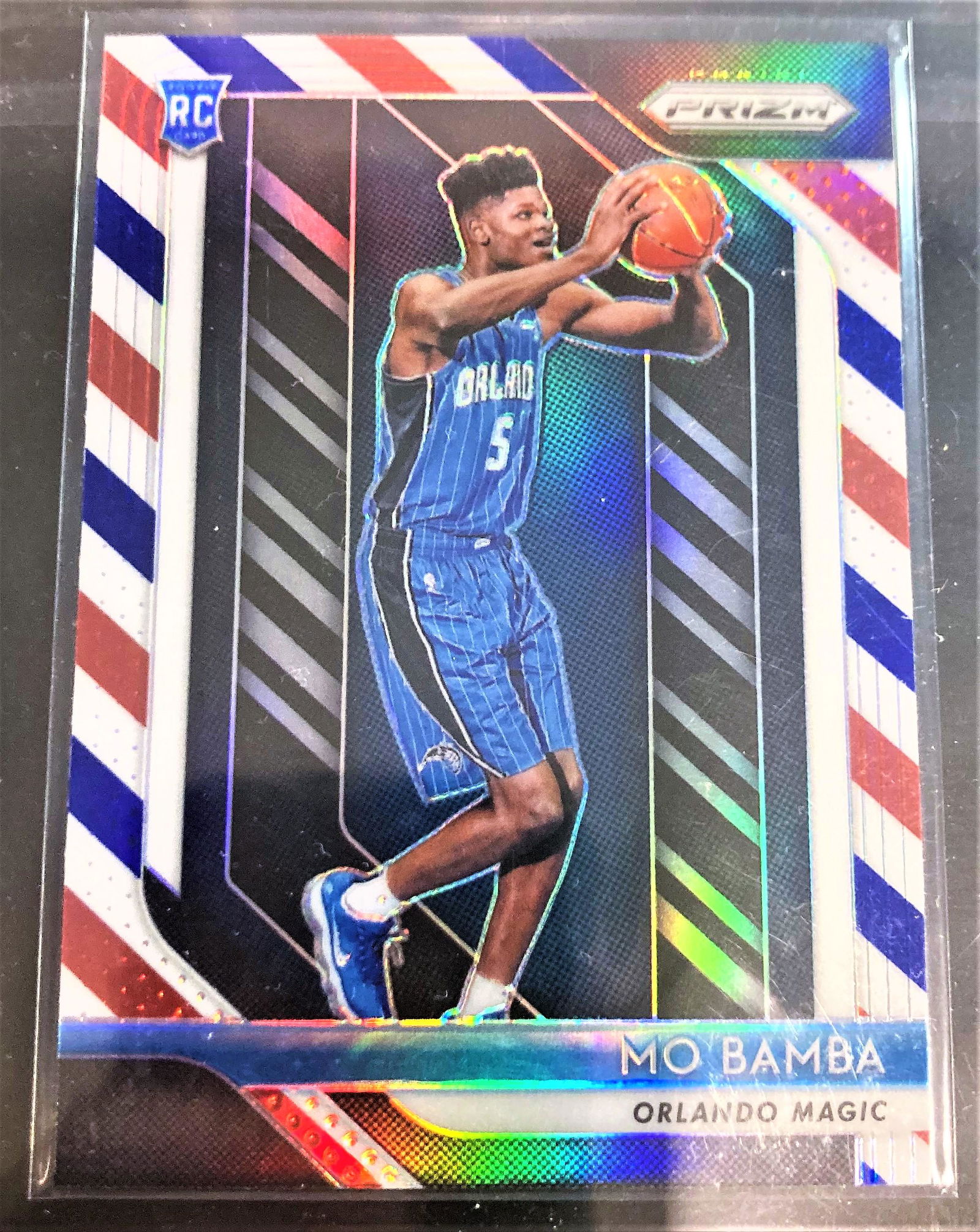 2018-19 Panini Prizm Red White & Blue Mo Bamba #99 (1 of 2)