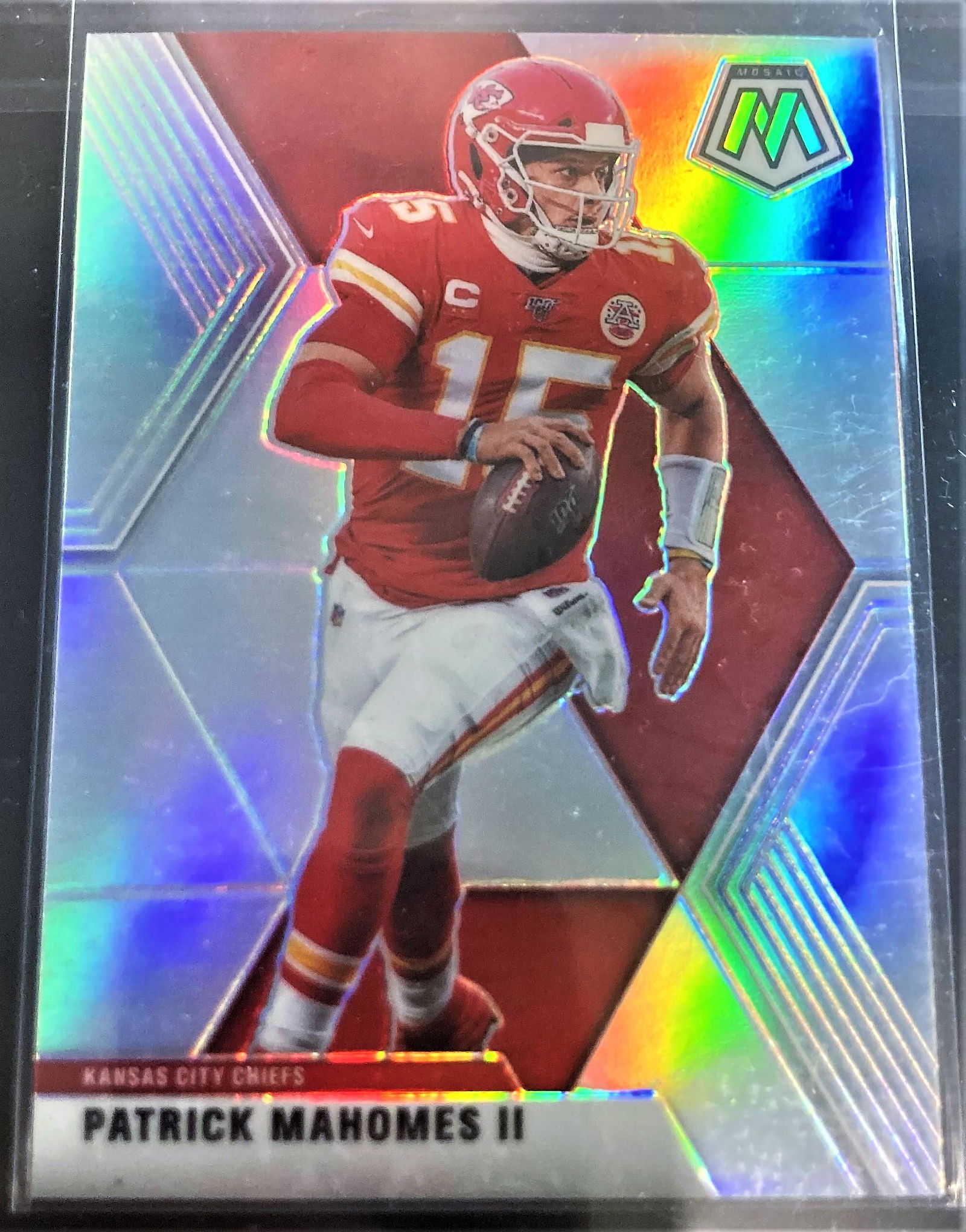 2020 Panini Mosaic Silver Prizm #1 Patrick Mahomes II (1 of 3)