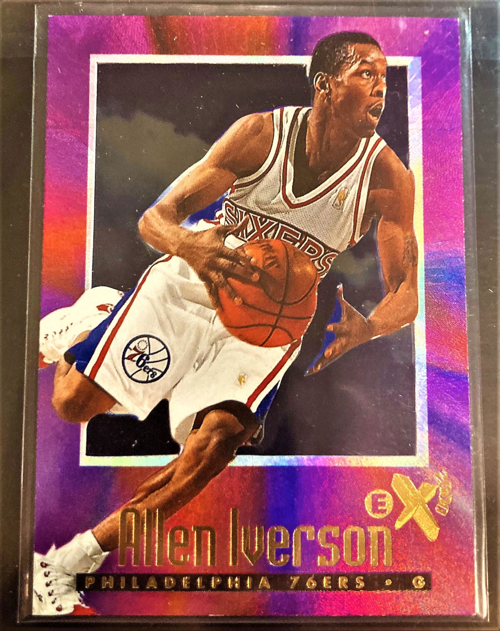 1996-97 Skybox E-X2000 #53 Allen Iverson 76ers RC (1 of 2)