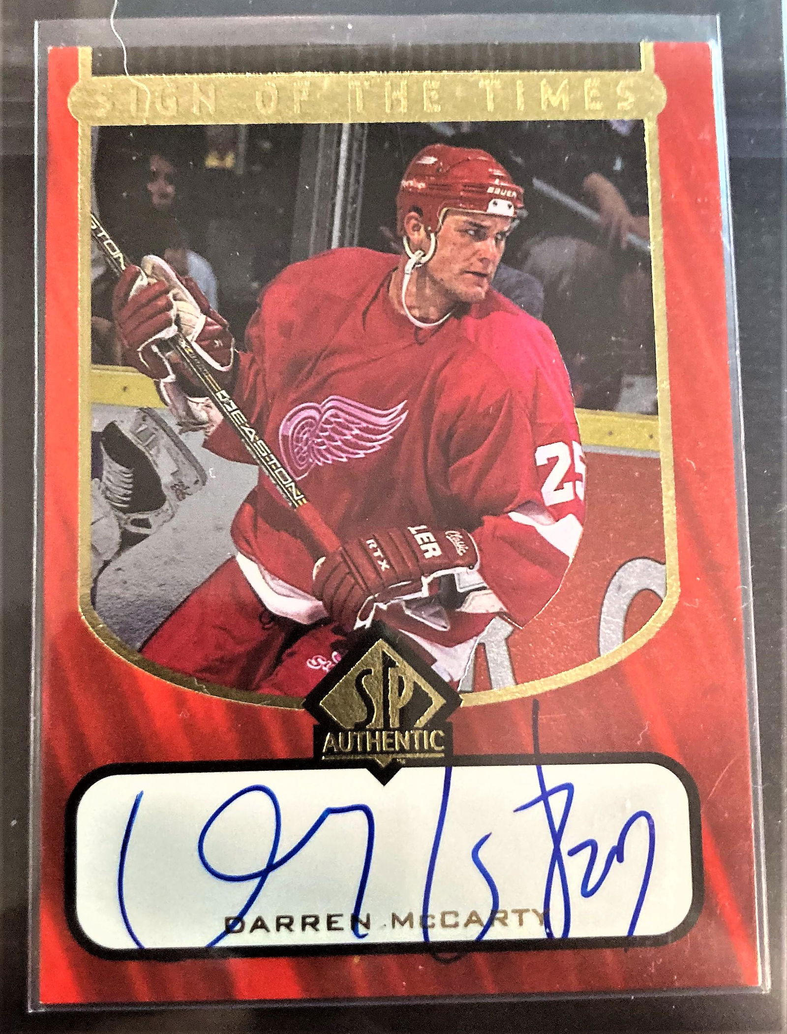 1998 Upper Deck Sign of the Times Darren McCarty (1 of 1)