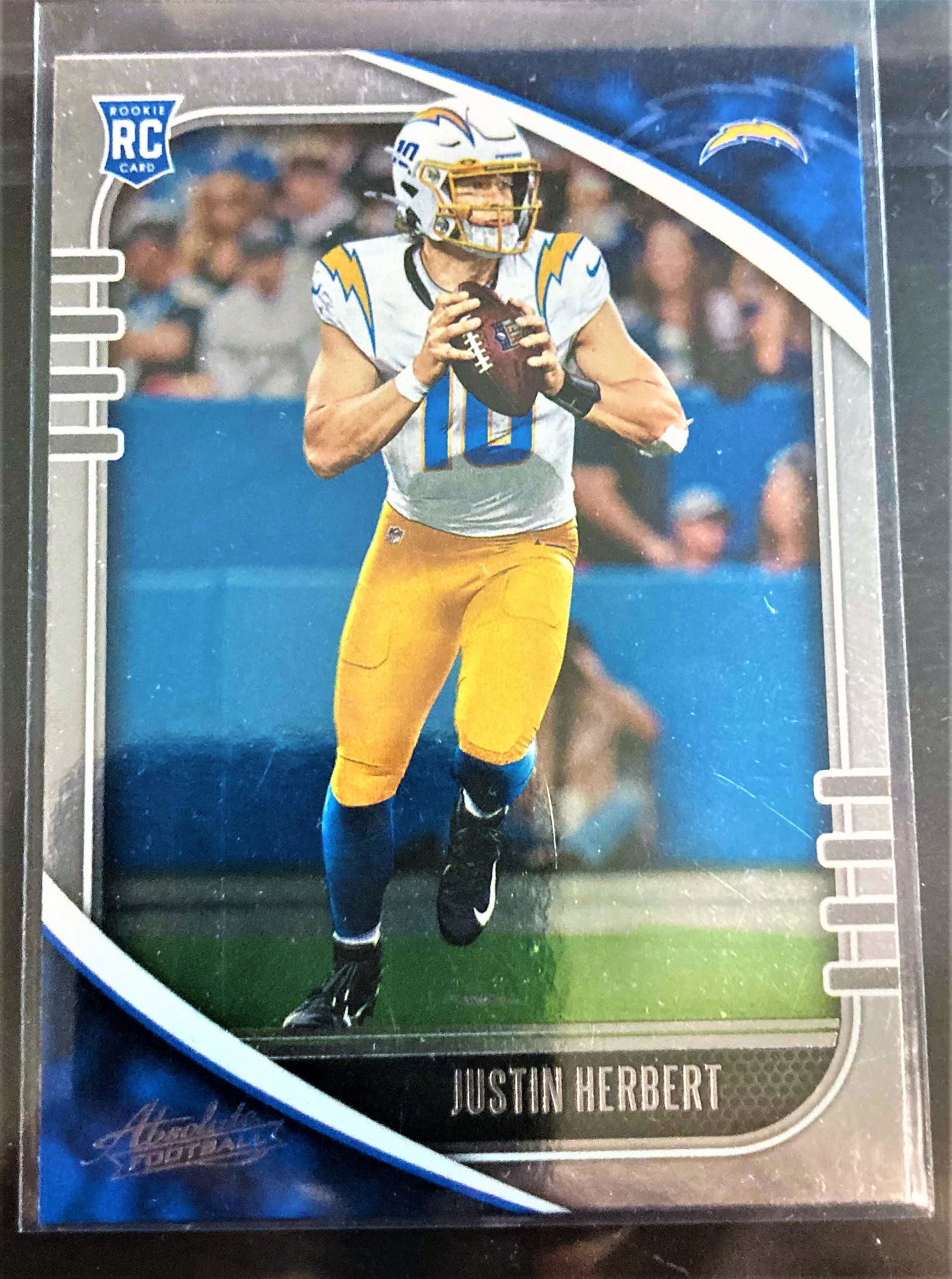 2020 Justin Herbert Absolute Rookie Card Rc Chargers (1 of 2)