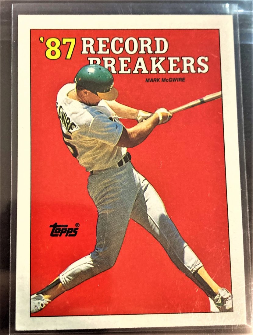 1988 Topps Mark Mcgwire #3 Baseball ERROR CARD WHITE (1 of 2)