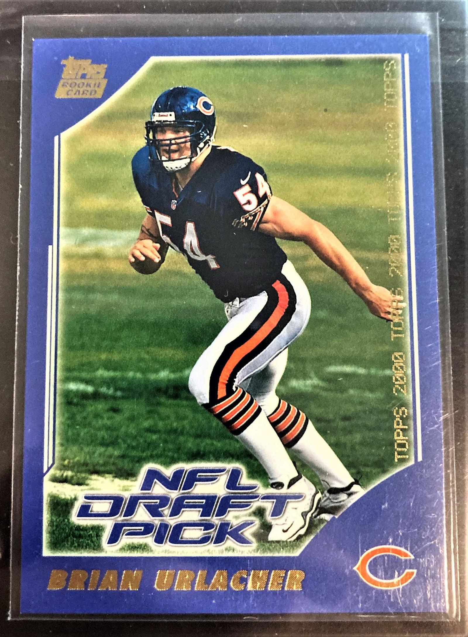 BRIAN URLACHER ROOKIE CARD 2000 Topps NFL DRAFT PICK (1 of 1)