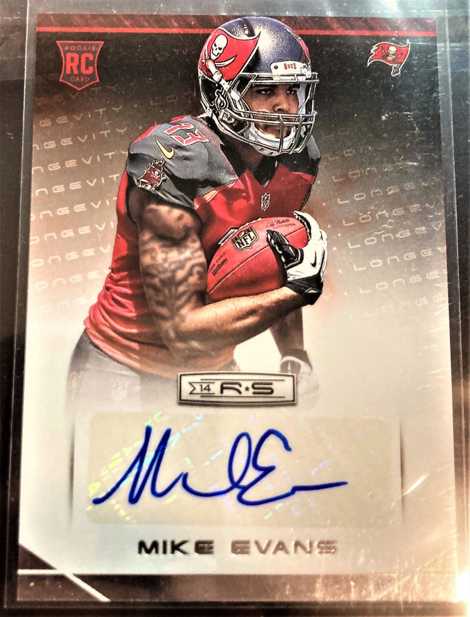 MIKE EVANS 2014 ROOKIES & STARS RC AUTOGRAPH AUTO- BUCS (1 of 2)